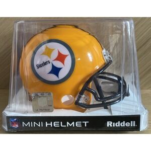Pittsburgh Steelers 2007 Throwback‎ Riddell Mini Football Helmet NFL, New In Box